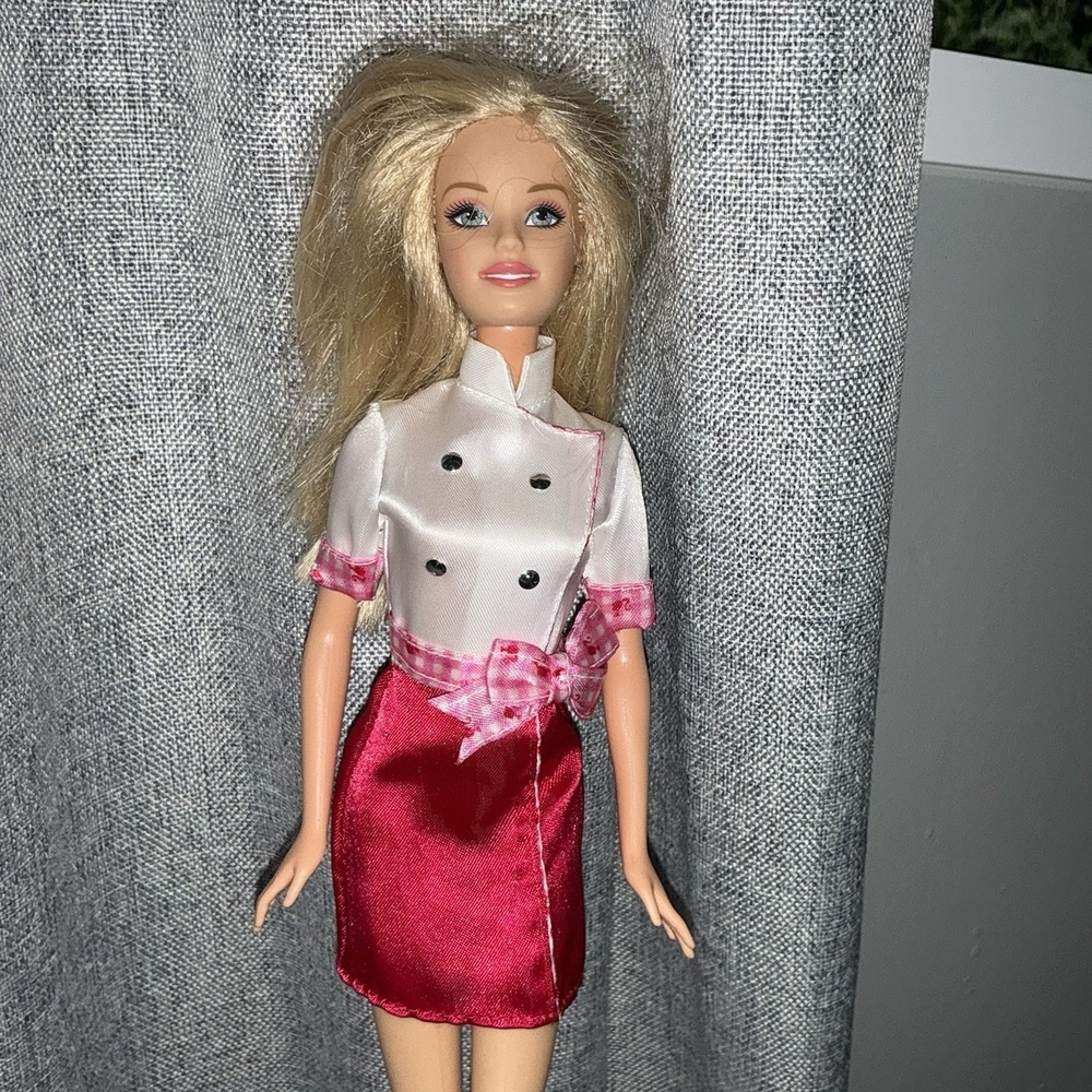 Barbie doll I Can Be a Cooking Teacher Career dress outfit 1998 On A Barbie Chef